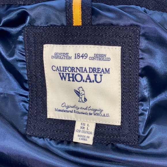 NAVY VARSITY Puffer vest L womens - Picture 8 of 11